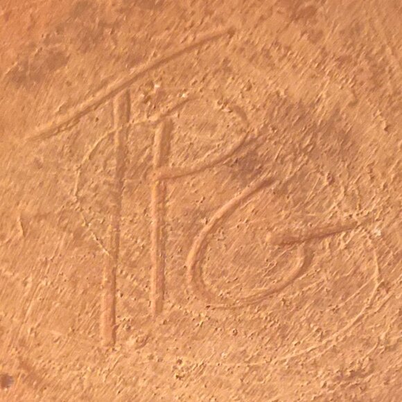 Hand Crafted Studio Art Pottery Mug Hand Painted Abstract Floral ~ Artist Signed - Picture 15 of 15